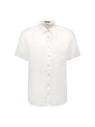 No Excess 23480336sn shirt short sleeve linen solid