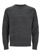 Jack & Jones Jprblujosh knit crew neck antraciet