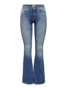 Only Onlblush life mid flared bb rea1319 blue denim