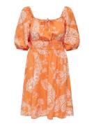 Only Onlbella linen 24 dress ptm dessin