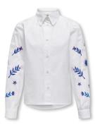 Only Kogzora lise ls emb. shirt wvn off-white