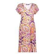 Geisha Dress short sleeves aop dessin