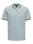 Only & Sons Onsmyron life reg ss ditsy polo cs