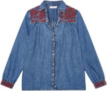 Maison Hotel Blouse west denim phoebe blue moon