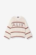 Alix The Label Ladies knitted azure alix pullover beige