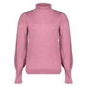 Geisha 44566-14 421 pullover col pleated shoulders old pink