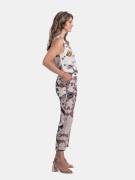 Mucho Gusto Pantalon moon met slangenprint en kunstzinnige bedrukte pa...