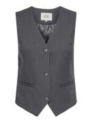 Jacqueline de Yong Jdyulrikke waistcoat pnt antraciet