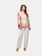 Mucho Gusto Zijden blouse seta baroque oceaan print