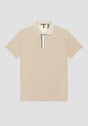 Antony Morato Polo s24 foam logo sand bruin