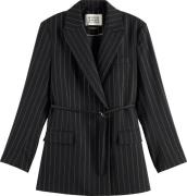 Scotch & Soda Lurex pinstripe db blazer spruce aurora