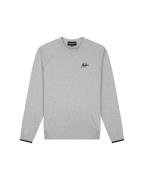 Malelions Sport counter sweater 2.0 grey mel ms2-aw24-39-902