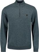 No Excess Pullover half zip 2 coloured melang cloud