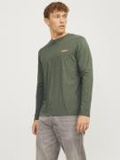 Jack & Jones Jjalvis tee ls crew neck