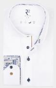 R2 Amsterdam Casual hemd lange mouw white fine twill 126.wsp.037/004