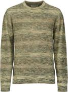 No Excess Pullover crewneck cable jacquard de smoke