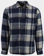 Bos Bright Blue Scotland blue overshirt august shirtjacket 24314au96sb...