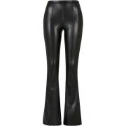 Urban Classics Dames synthetisch leren uitlopende broek