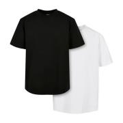 Urban Classics Jongens lang t-shirt (set van 2)