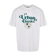 Urban Classics Heren globe organic logo t-shirt