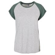 Urban Classics Dames contrast raglan t-shirt