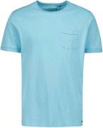 No Excess T-shirt korte mouw ronde hals aqua