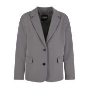 Urban Classics Dames single-breasted lange blazer