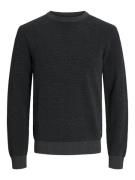 Jack & Jones Jjeglobe knit crew neck noos antraciet