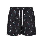 Urban Classics Heren surf print zwemshort