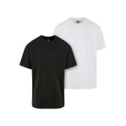 Urban Classics Heren zwaargewicht oversized t-shirt (set van 2)