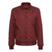 Urban Classics Dames diamond nylon gewatteerd jasje