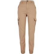 Urban Classics Dames cargo broek met hoge taille