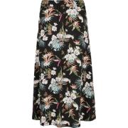 Urban Classics Dames tropical viscose midi rok