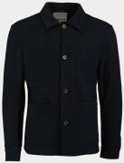 Supply & Co Casual hemd lange mouw curt woolen shirtjacket with 24314c...