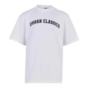 Urban Classics Heren college logo lang t-shirt