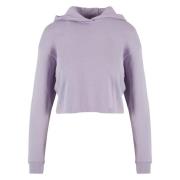 Urban Classics Dames terrycloth lichtgewicht oversized crop hoodie