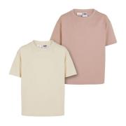 Urban Classics Meisjes oversized vriend t-shirt (set van 2)