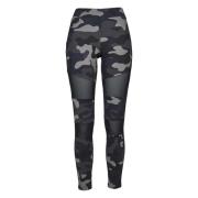 Urban Classics Dames technisch camo mesh legging