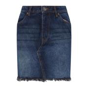 Urban Classics Dames denim zware minirok