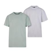 Urban Classics Heren-t-shirt lang (set van 2)