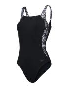 Speedo eco lunalustre pr shaping 1p bla/gr badpak sport dames