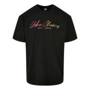 Urban Classics Heren script logo t-shirt