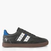 Q1905 Sneaker platinum middengrijs/koningsblauw/wit
