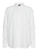 Vero Moda vmtika ls shirt wvn 10311148 snow white