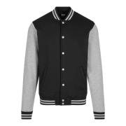 Urban Classics Heren college tweekleurig sweatjack