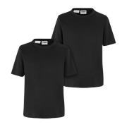 Urban Classics Jongens basic organic t-shirt (set van 2)