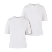 Urban Classics Dames klassiek t-shirt (set van 2)