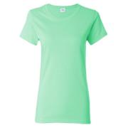 Gildan Dames zware katoenen missy fit korte mouwen t-shirt