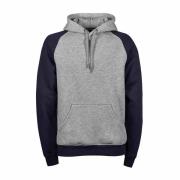 Tee Jays Heren two-tone hooded sweatshirt