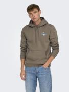 Only & Sons Onsbernie reg hoodie sweat